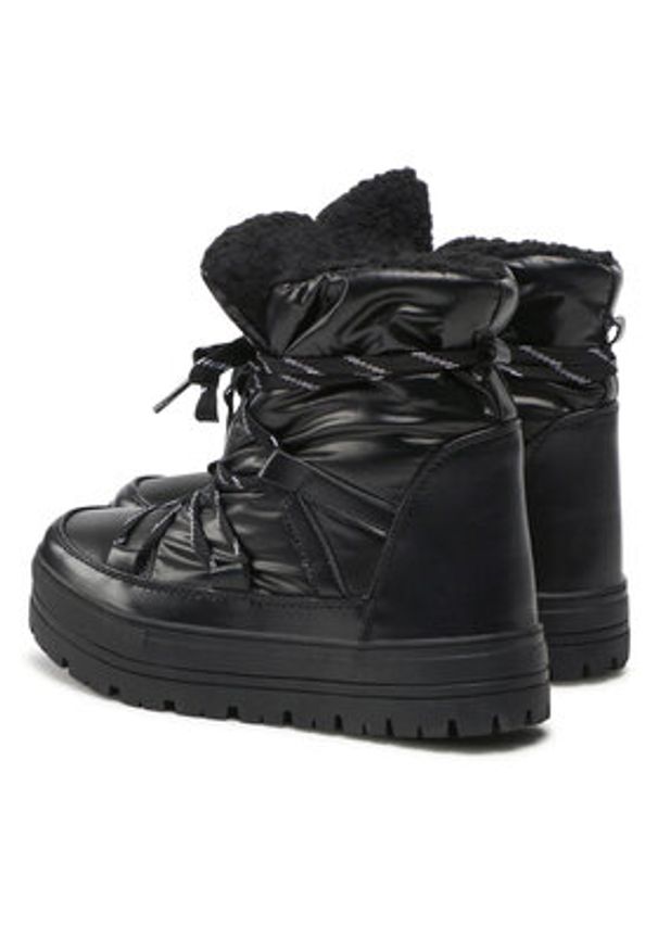 Jenny Fairy Trzewiki NS10103 Czarny. Kolor: czarny. Materiał: materiał