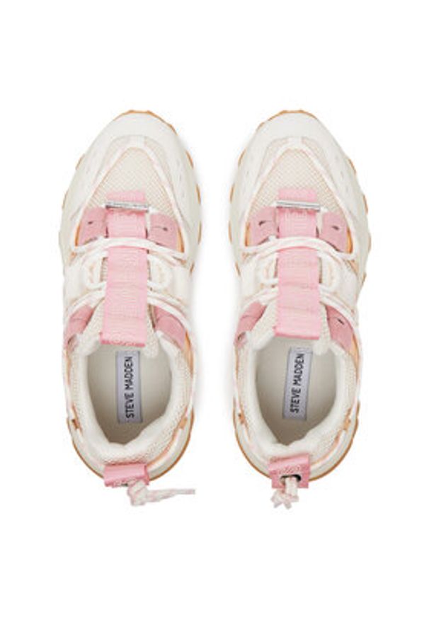Steve Madden Sneakersy Tazmania SM11002419 Biały. Kolor: biały. Materiał: materiał
