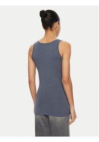 Vero Moda Top Lulu 10323756 Niebieski Regular Fit. Kolor: niebieski. Materiał: bawełna #5