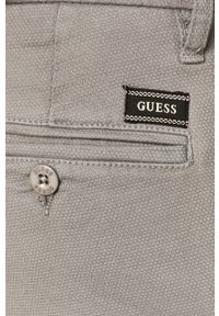 Guess - Spodnie. Kolor: szary. Materiał: tkanina #4