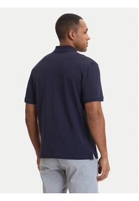 Napapijri Polo E-Small Box NP0A88TQ Granatowy Relaxed Fit. Typ kołnierza: polo. Kolor: niebieski. Materiał: bawełna #5