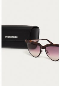 DSQUARED2 - Okulary przeciwsłoneczne DQ0302 02T. Kolor: brązowy #3