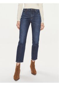 Lee Jeansy Carol 112346311 Granatowy Straight Fit. Kolor: niebieski