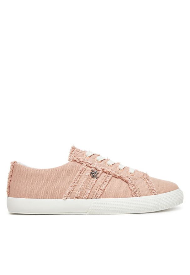 Lauren Ralph Lauren - LAUREN RALPH LAUREN Sneakersy Janson Fray 802967040003 Różowy. Kolor: różowy. Materiał: materiał