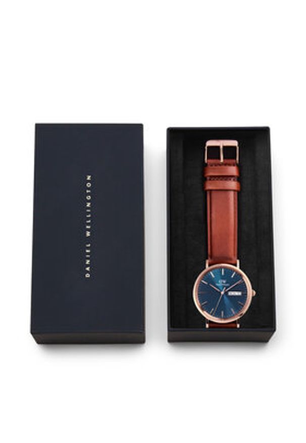 Daniel Wellington Zegarek Classic Day Display 40 DW00100830 Różowe złoto. Kolor: złoty, różowy, wielokolorowy