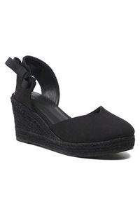 DeeZee Espadryle WS020609-01 Czarny. Kolor: czarny. Materiał: materiał #2