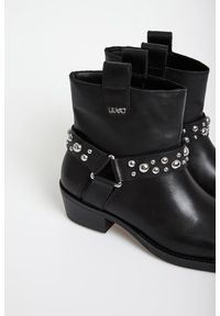 Liu Jo - Botki damskie skórzane biker LIU JO. Materiał: skóra #2