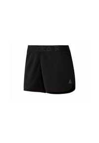 Spodnie treningowe damskie Reebok Wor Easy Short. Kolor: czarny. Długość: krótkie. Sport: fitness