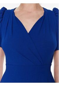 Morgan Sukienka codzienna 221-RIGINA.F Niebieski Regular Fit. Okazja: na co dzień. Kolor: niebieski. Materiał: syntetyk. Typ sukienki: proste. Styl: casual #3