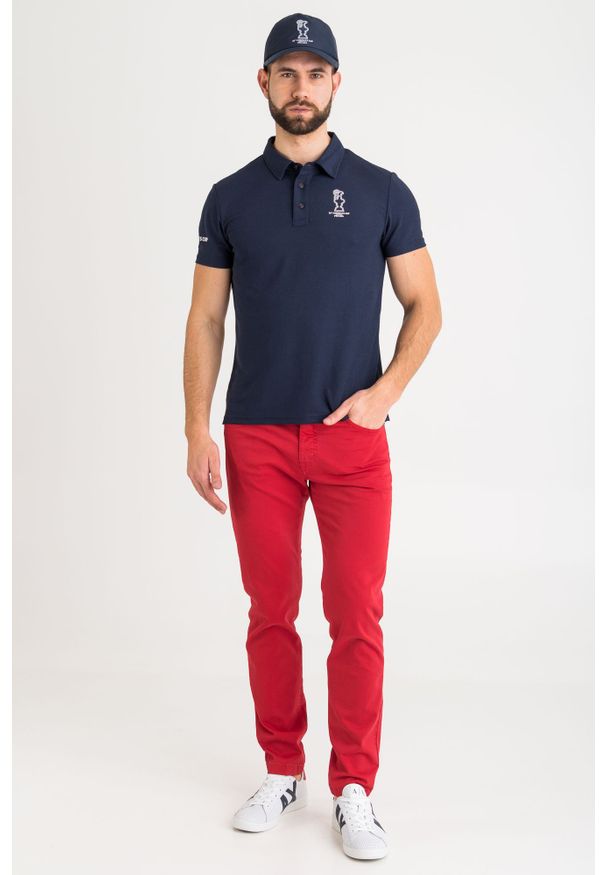 POLO VALENCIA North Sails AC36 BY PRADA. Typ kołnierza: polo. Styl: elegancki