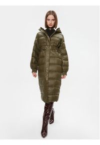 TwinSet - TWINSET Płaszcz zimowy 232TT2351 Zielony Regular Fit. Kolor: zielony. Materiał: syntetyk. Sezon: zima #5