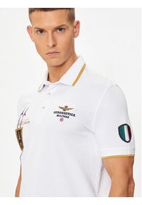 Aeronautica Militare Polo 241PO1763P191 Écru Regular Fit. Typ kołnierza: polo. Materiał: bawełna #5