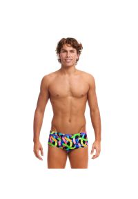 FUNKITA - Kąpielówki męskie spodenki kąpielowe Funky Trunks Got Worms. Kolor: niebieski, zielony, wielokolorowy