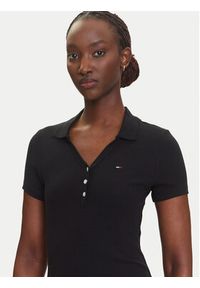 Tommy Jeans Sukienka codzienna DW0DW21172 Czarny Regular Fit. Okazja: na co dzień. Kolor: czarny. Materiał: bawełna. Typ sukienki: proste. Styl: casual #4