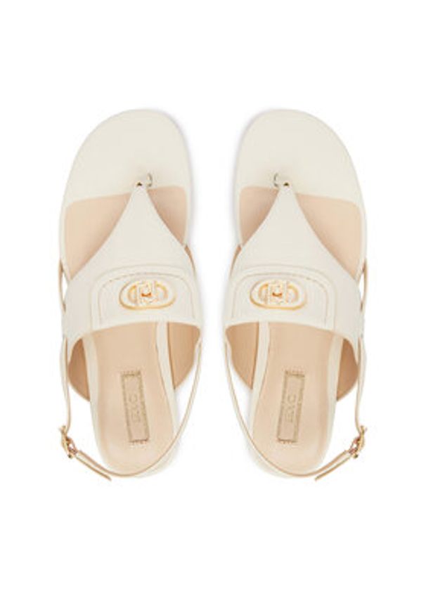 Liu Jo Sandały Sandy 10 SA6131 P0102 Biały. Kolor: biały. Materiał: skóra