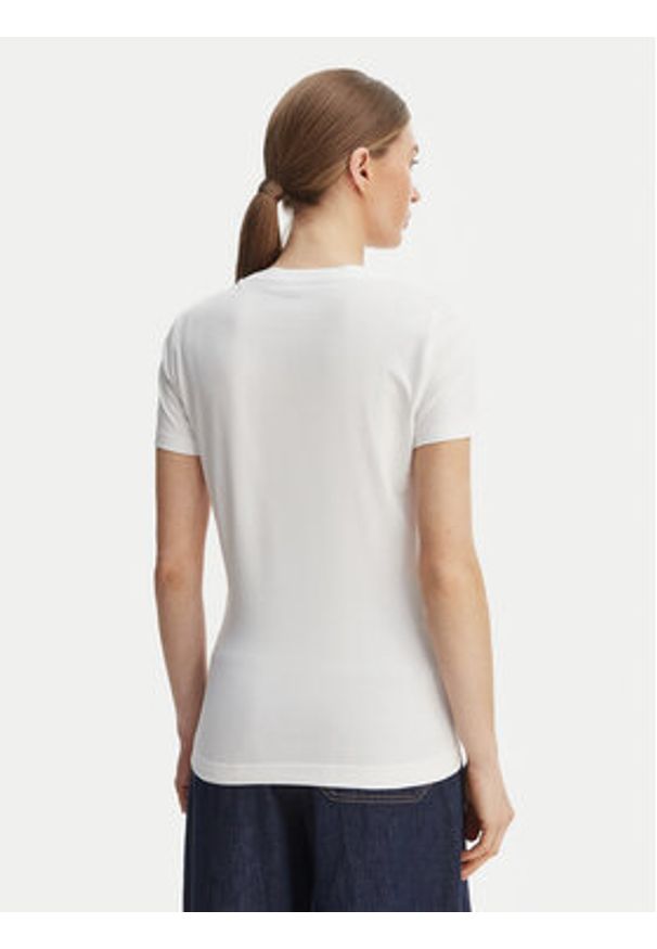 Guess T-Shirt W6GI12 K3027 Biały Regular Fit. Kolor: biały. Materiał: bawełna