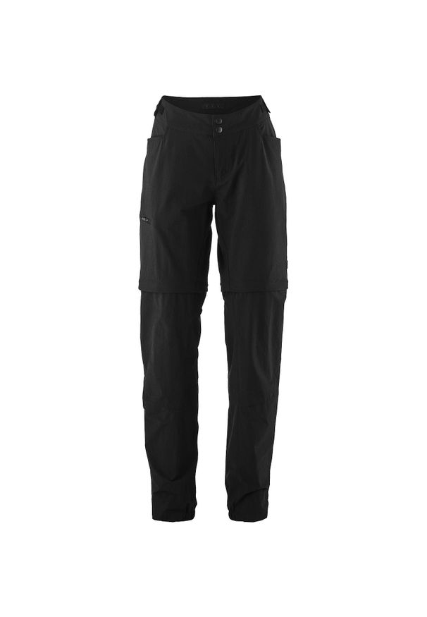 GONSO - Spodnie damskie zapinane na zamek Gonso Adventure. Kolor: czarny. Sport: kolarstwo