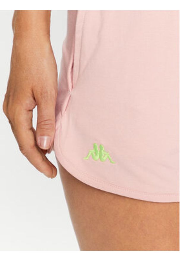 Kappa Szorty sportowe 313037 Koralowy Regular Fit. Kolor: pomarańczowy. Materiał: bawełna