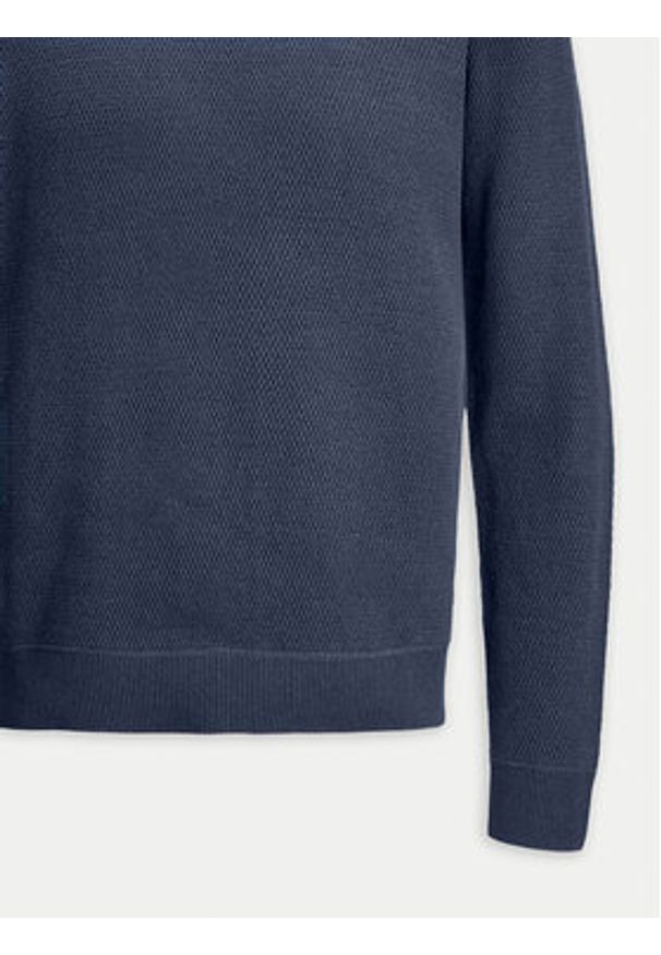 Jack & Jones - Jack&Jones Sweter 12264668 Niebieski Regular Fit. Kolor: niebieski. Materiał: bawełna