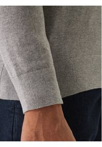 TOMMY HILFIGER - Tommy Hilfiger Sweter Essential MW0MW14745 Szary Regular Fit. Kolor: szary. Materiał: bawełna #4