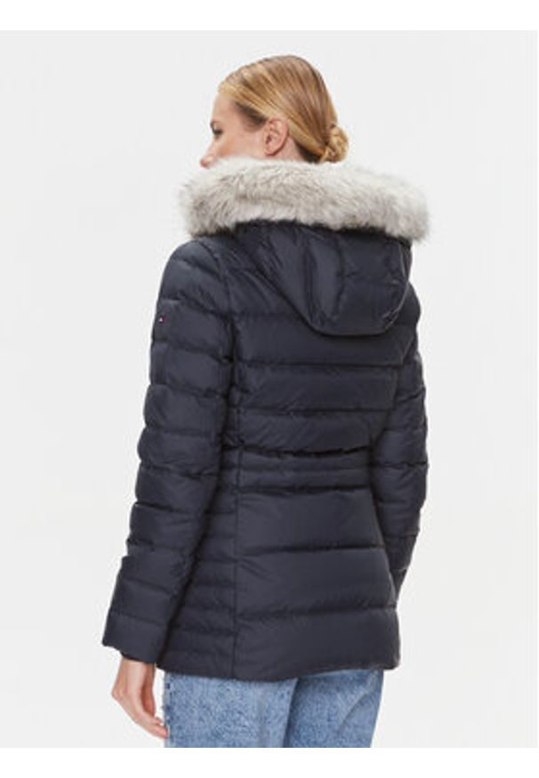 TOMMY HILFIGER - Tommy Hilfiger Kurtka puchowa WW0WW39746 Granatowy Regular Fit. Kolor: niebieski. Materiał: syntetyk