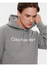 Calvin Klein Jeans Bluza J30J322551 Szary Regular Fit. Kolor: szary. Materiał: bawełna #4