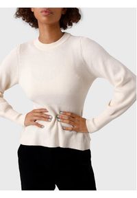 Vero Moda Sweter Holly 10268921 Écru Regular Fit. Materiał: wiskoza #4