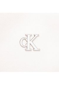 Calvin Klein Torebka Minimal Monogram Shopper32 K60K609292 Beżowy. Kolor: beżowy. Materiał: skórzane #7