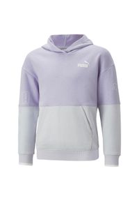 Bluza Sportowa Dziewczęca Puma Power Colorblock Tr. Kolor: fioletowy. Sport: joga i pilates #1