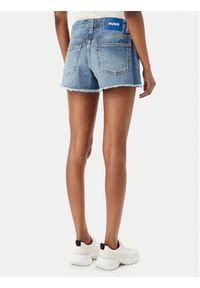 Hugo - HUGO Szorty jeansowe Galimon 50561167 Niebieski Regular Fit. Kolor: niebieski. Materiał: bawełna #4