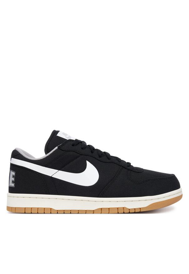 Nike Sneakersy Big Nike Lux Low 854166 Czarny. Kolor: czarny. Materiał: materiał
