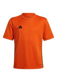 Adidas - Koszulka dla dzieci adidas Tabela 23 Jersey. Kolor: czarny, pomarańczowy, wielokolorowy. Materiał: jersey