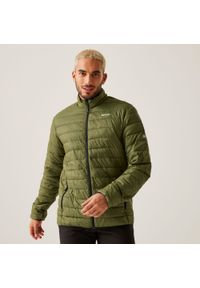 Kurtka puchowa Regatta Hillpack II. Kolor: zielony. Materiał: puch. Sport: turystyka piesza #1