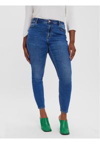 Vero Moda Curve Jeansy Sophia 10273525 Niebieski Skinny Fit. Kolor: niebieski