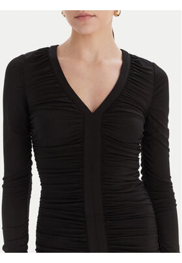 Marciano Guess Sukienka koktajlowa 5BGK25 6257A Czarny Slim Fit. Kolor: czarny. Materiał: syntetyk. Styl: wizytowy