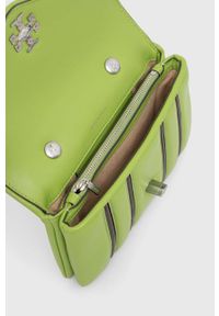 Tory Burch torebka skórzana kolor zielony. Kolor: zielony. Materiał: skórzane. Rodzaj torebki: na ramię #5