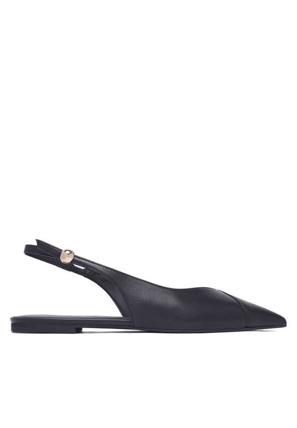 Furla Baleriny Sfera YK92SFE X30000 Czarny. Kolor: czarny. Materiał: skóra, zamsz