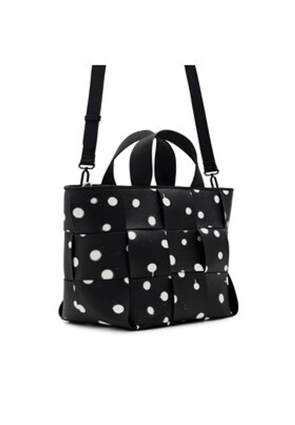 Desigual Torebka 24SAXP60 Czarny. Kolor: czarny. Materiał: skórzane