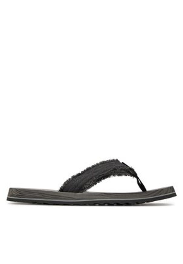 skechers - Skechers Japonki Tantric-Fritz 205098/BLK Czarny. Kolor: czarny. Materiał: materiał