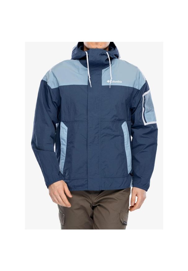 columbia - Kurtka przeciwwiatrowa męska Columbia Challenger II Windbreaker. Kolor: niebieski