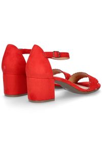 Sandały Filippo DS1350/20 Rd czerwone. Kolor: czerwony #5