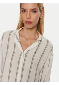 TOMMY HILFIGER - Tommy Hilfiger Koszulka piżamowa UW0UW05614 Écru Relaxed Fit. Materiał: wiskoza #2