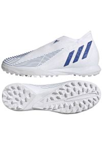 Adidas - Buty piłkarskie adidas Predator Edge.3 Ll Tf M GX2629 białe białe. Kolor: biały. Materiał: syntetyk, guma. Sport: piłka nożna