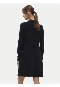 Vero Moda Sukienka dzianinowa Nancy 10309303 Czarny Loose Fit. Kolor: czarny. Materiał: syntetyk, wiskoza