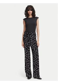 Vero Moda Spodnie materiałowe Elisa 10347961 Czarny Loose Fit. Kolor: czarny. Materiał: wiskoza #4