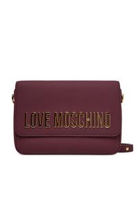 Love Moschino - LOVE MOSCHINO Torebka JC4023PP1NKD0552 Bordowy. Kolor: czerwony. Materiał: skórzane #2