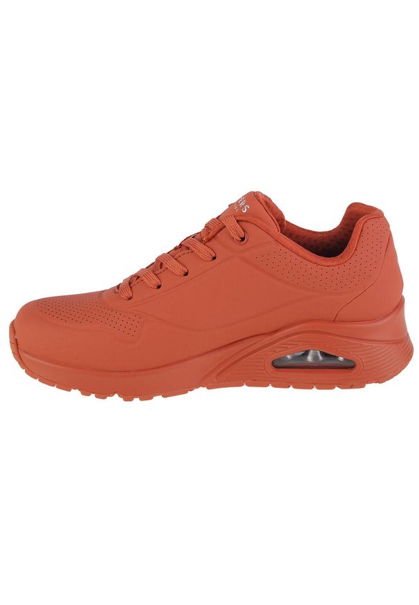skechers - Buty do chodzenia damskie Skechers On Air. Zapięcie: sznurówki. Kolor: pomarańczowy. Materiał: materiał, syntetyk. Szerokość cholewki: normalna. Model: Skechers Sport. Sport: turystyka piesza