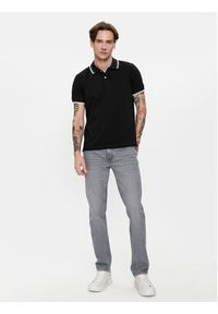 Geox Polo M4510Q T2649 F9000 Czarny Regular Fit. Typ kołnierza: polo. Kolor: czarny. Materiał: bawełna #4