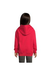 SOL'S - Bluza Dziecięca Stellar Hoodie. Kolor: czerwony