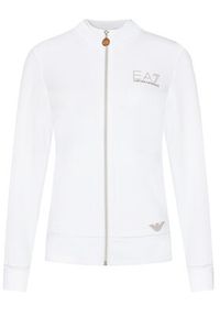 EA7 Emporio Armani Bluza 8NTM43 TJ9RZ 1100 Biały Regular Fit. Kolor: biały. Materiał: syntetyk #3